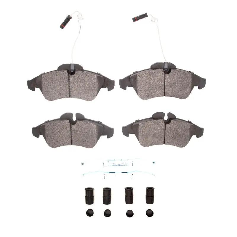R1 Semi-Metallic Front Brake Pad & Hardware Kit For 2002–2006 Dodge Sprinter 2500 1