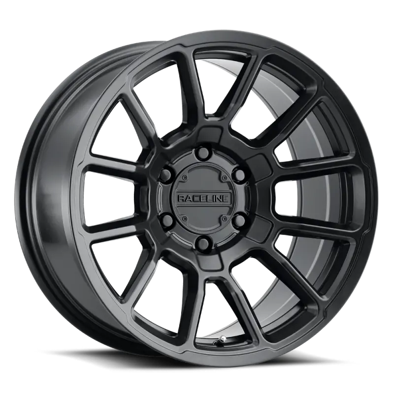 Raceline 950B Satin Black Alloy Wheel – 20×10″, 8×180 Bolt Pattern, -19Mm Offset, 124.2Mm Center Bore 1