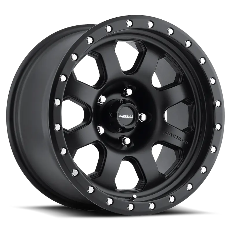 Raceline Avenger 17X9 Wheel – 8X165.1 Bolt Pattern, -12Mm Offset, 130.81Mm Center Bore, Satin Black Finish 1