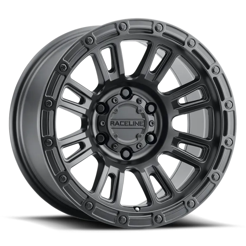 Raceline Compass Satin Black Alloy Wheel – 17×9″, 6×139.7Mm, -12Mm Offset, 106.1Mm Bore 1