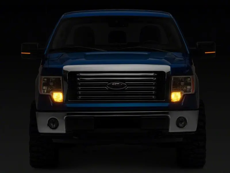 Raxiom Sequential Led Mirror-Mounted Turn Signals For 2009–2014 Ford F-150 – Smoked Lens 2