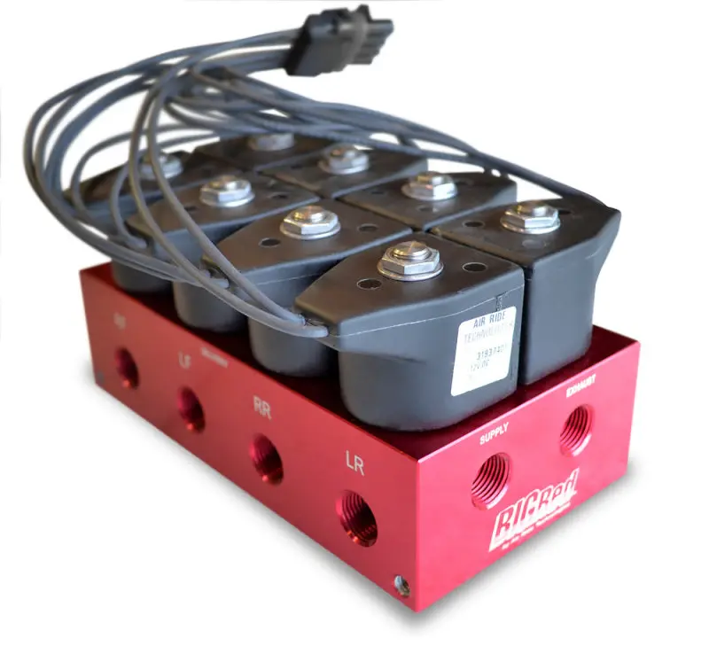 Ridetech Analog Air Suspension Kit – 6-Gallon High-Flow Big Red Compressor System 2