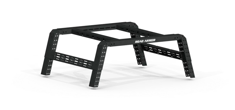 Road Armor Universal 5-1/2-6Ft Full-Size Beds Treck Adj Bed Rack - Tex Blk (W/O Brackets) 1