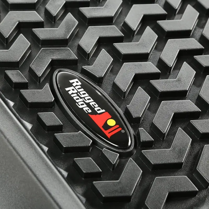 Rugged Ridge Floor Liner Rear Black 2007-2018 Jeep Wrangler Unlimited Jk 4 Dr 1