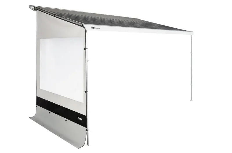 Thule Rain Blocker G2 Side Panel – Medium Size, Silver-Anodized Aluminum Weather Shield 1