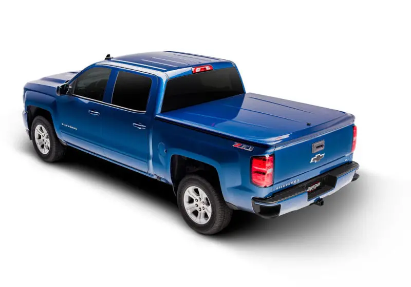 Undercover Lux Soft Tonneau Cover – 2019–2020 Ram 1500 6.4′ Bed, Billet Silver Finish 1