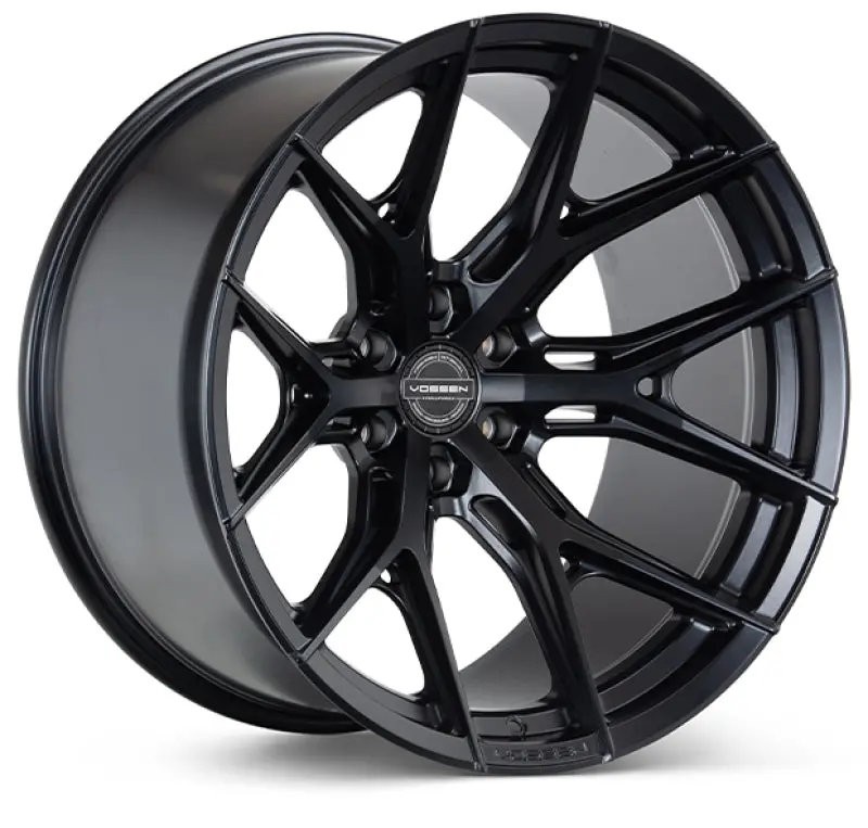 Vossen Hf6-4 Monoblock Forged Wheel – 24X10", 6X139.7Mm, Et25, Satin Black, Deep Concave Face 1