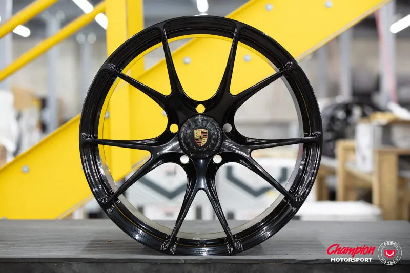 Vossen X Champion Rs74 21X12 Inch Gloss Black Rear Wheel – Et61, Centerlock, Designed For Porsche 911 Turbo (992) 1