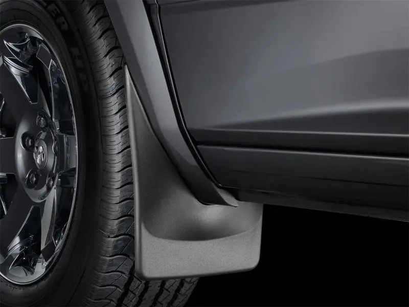 Weathertech 04-12 Chevrolet Colorado No Drill Mudflaps - Black 1
