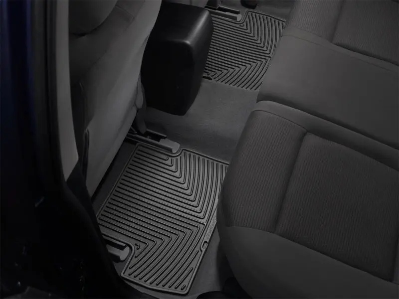Weathertech 06-12 Bmw 3-Series Rear Rubber Mats - Black 1