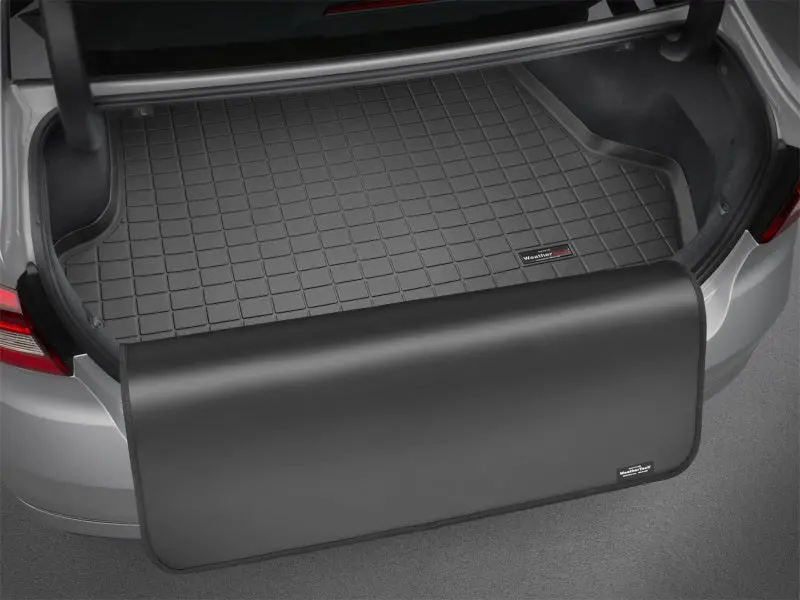 Weathertech Custom Cargo Mat With Bumper Protection – Tan, Fits 2016+ Toyota Prius Including Tire Repair Kit 2
