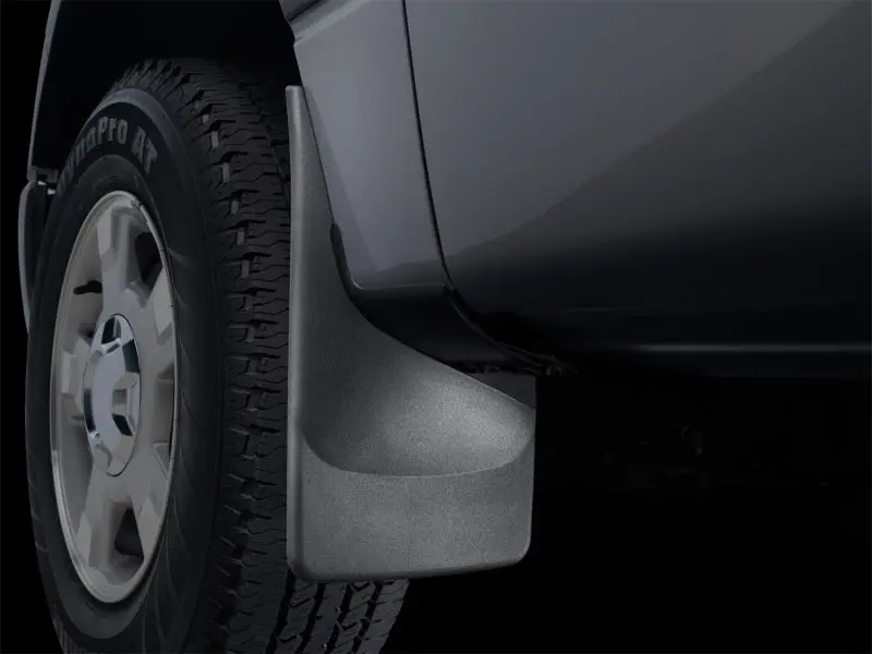 Weathertech No-Drill Front Mudflaps For 2015 Ford F-150 With Fender Lip Molding 1