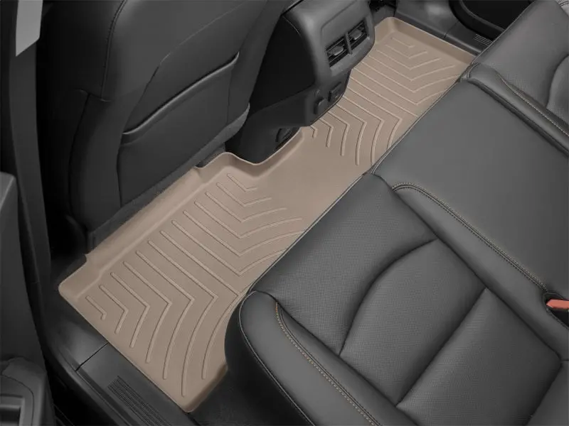 Weathertech Rear Floor Liners For 2018+ Infiniti Q50 – Tan Color, Custom-Fit 1