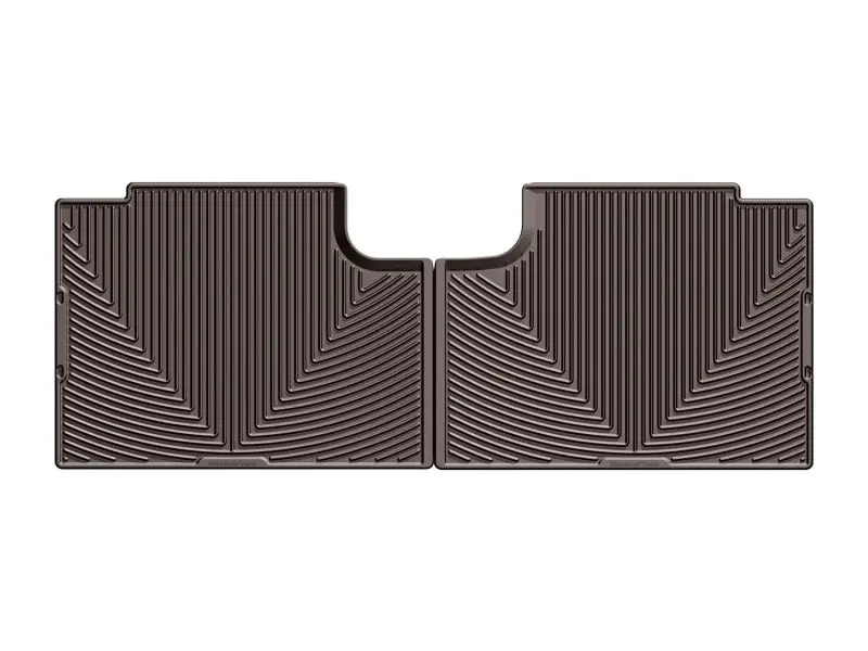 Weathertech Rear Floor Mats For 2015+ Ford F-150 – Heavy-Duty Rubber, Cocoa Color 1