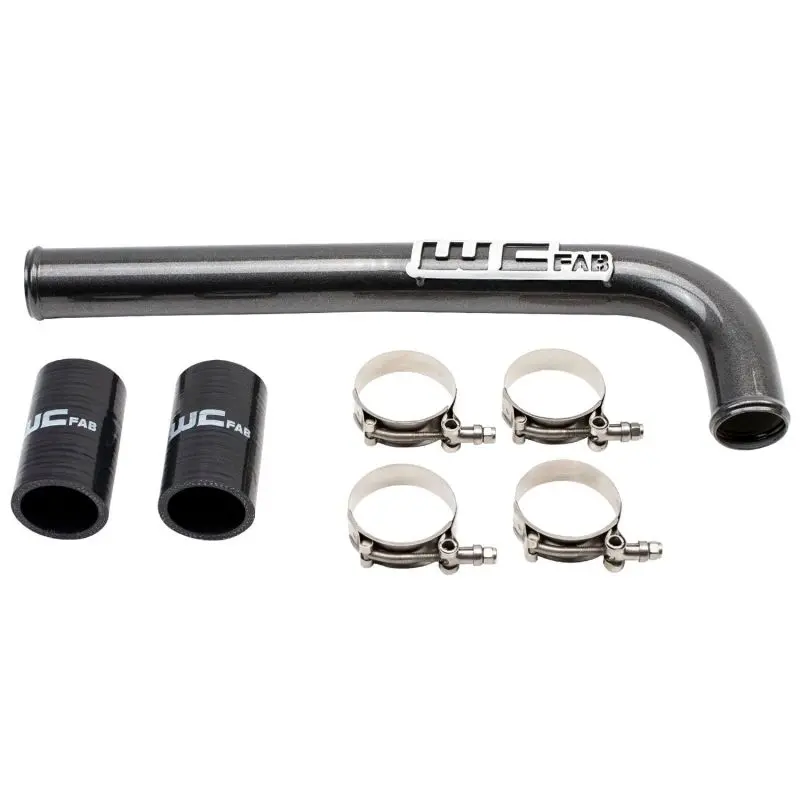 Wehrli 10-18 Dodge 6.7L Cummins (Non 13-15 W/Dual Rads/Twin Cp3) Upper Coolant Pipe - Wcfab Grey 1