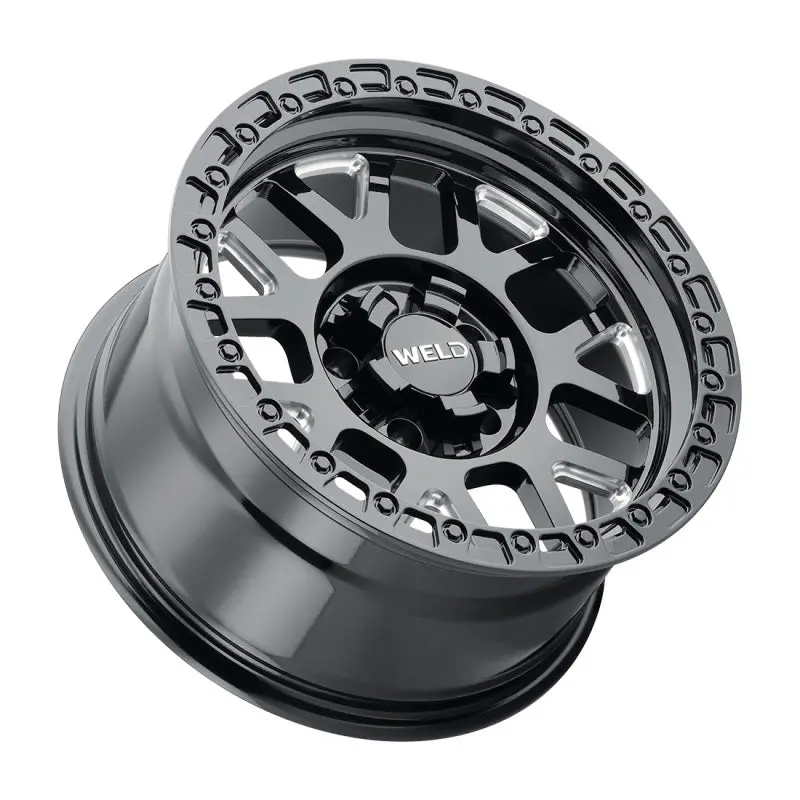 Weld Off-Road W105 17X9.0 Cinch 6X135 6X139.7 Et00 Bs5.00 Gloss Black Mil 106.1 2