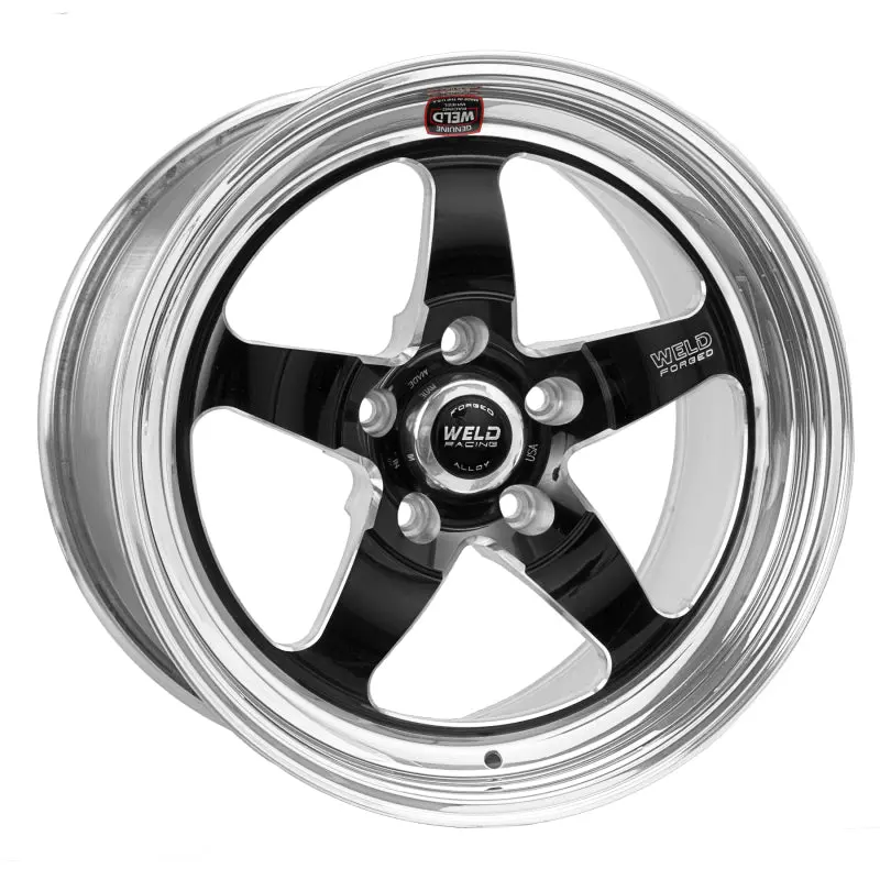 Weld S71 17X10.5 / 5X4.5 Bp / 5.7In. Bs Black Wheel (High Pad) - Non-Beadlock 1