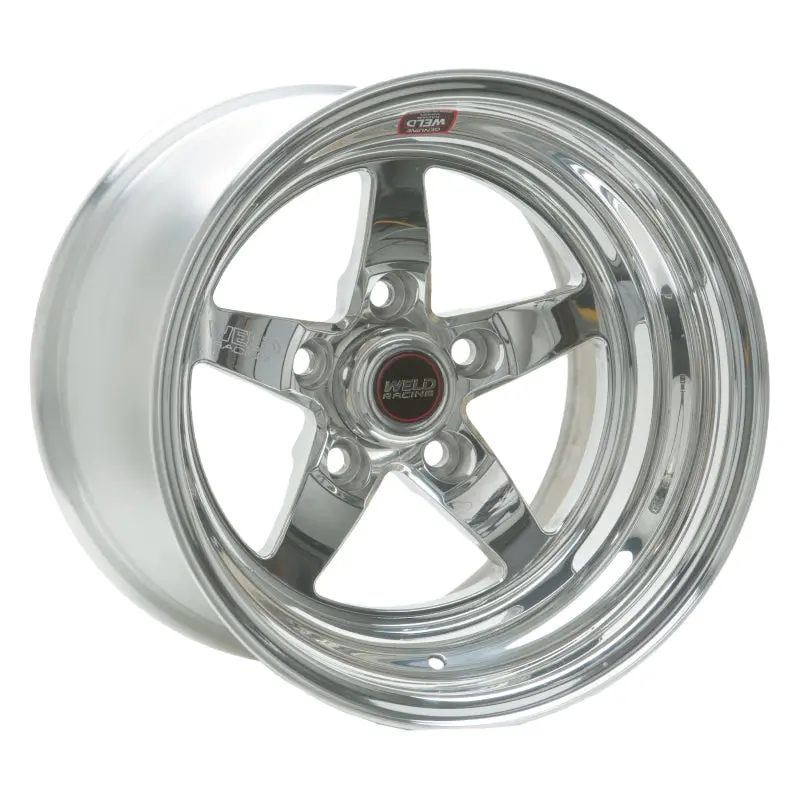 Weld S71 Polished Aluminum Wheel – 15X9.33, 5X5 Bolt Pattern, 5.5-Inch Backspace (Non-Beadlock) 1
