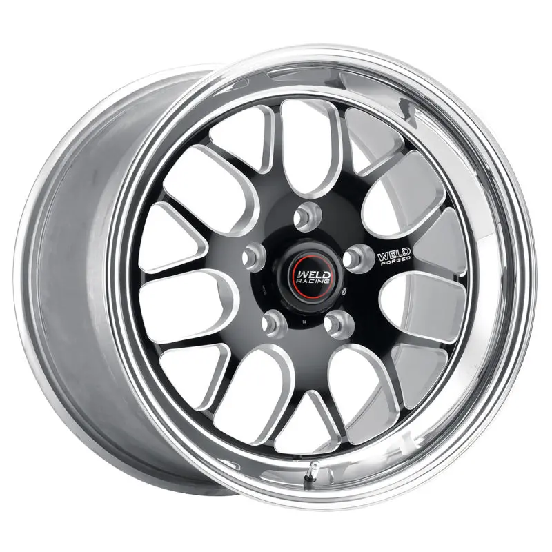 Weld S77 Black Racing Wheel – 18X12", 5X4.5" Bolt Pattern, 3.2" Backspace, Non-Beadlock Design 2