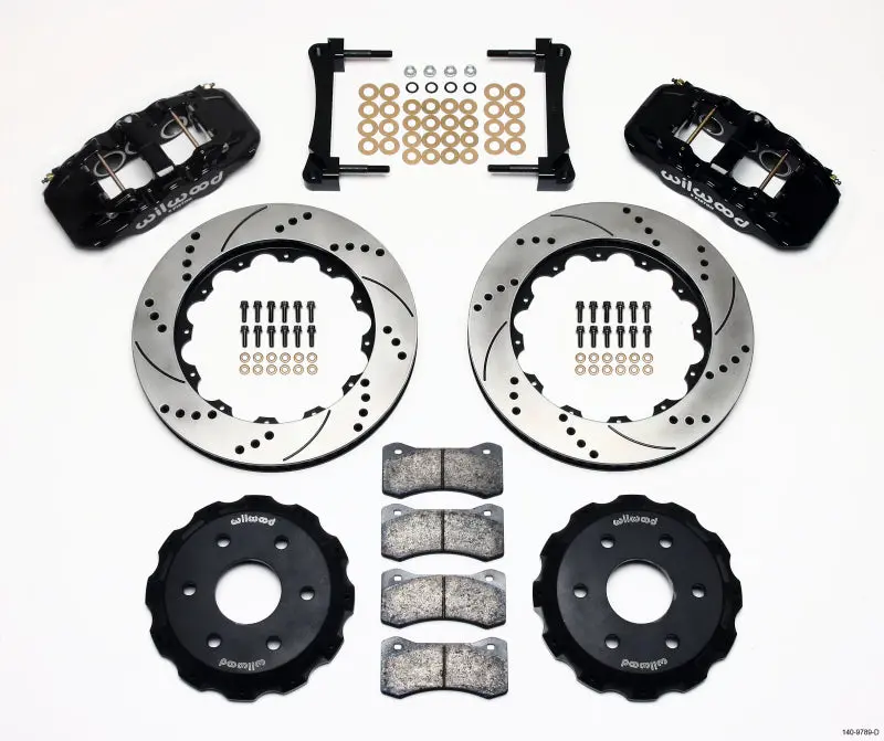 Wilwood Aero6 Front Brake Kit For 1999–2014 Gm 1500 Trucks & Suvs – 14.25" Drilled Rotors 1