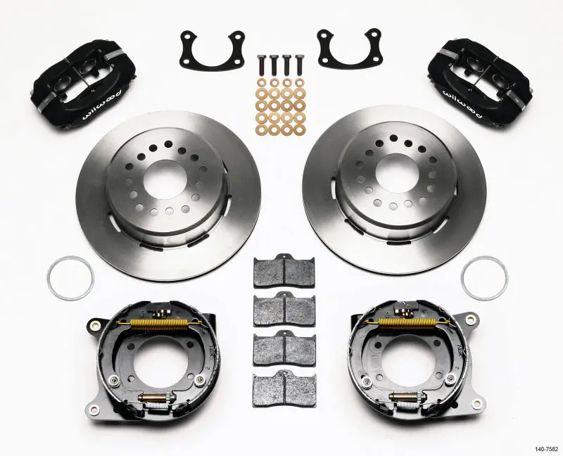 Wilwood Forged Dynalite Power Steering Park Brake Kit – Big Ford Application, 2.36-Inch Offset 1