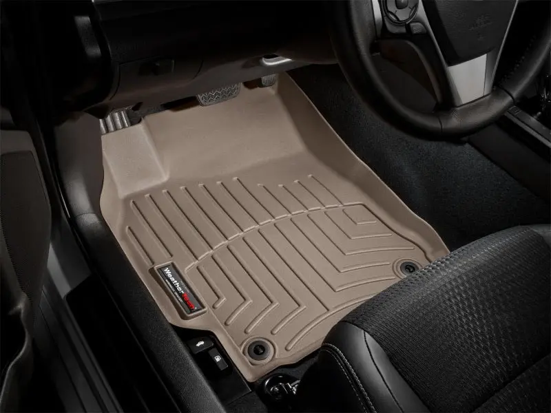 Wt Floorliner Custom Fit Front Floor Mat – Tan Color 1