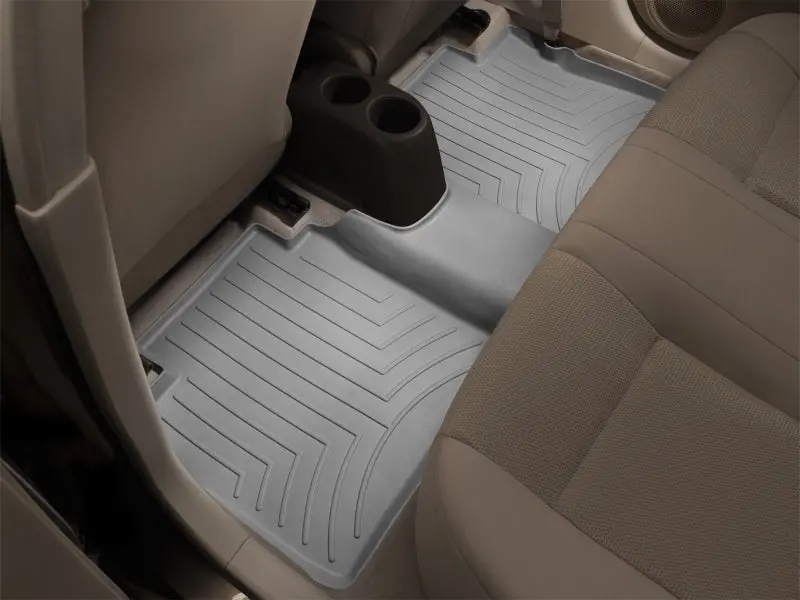 Wt Floorliner Front Set — Grey, Heavy-Duty Rubberized Interior Protection 1