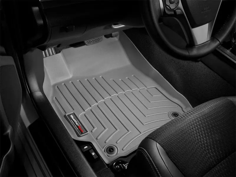 Wt Floorliner Front Set — Grey, Heavy-Duty Rubberized Interior Protection 2